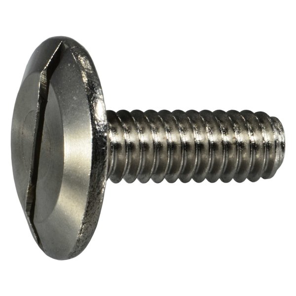 Midwest Fastener 1/4"-20 x 3/4 in Combination Phillips/Slotted Truss Machine Screw, Plain Stainless Steel, 50 PK 53700